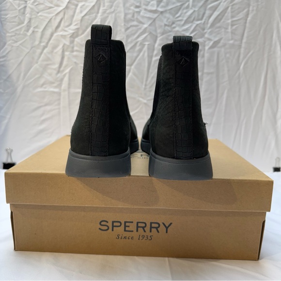 Sperry Black Chelsea Boots Women Sz 10 NIB - Picture 5 of 13
